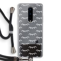 Wimpers: OnePlus 8 Transparant Hoesje met koord