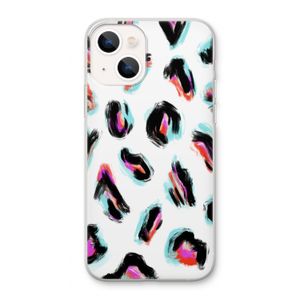 Cheetah color: iPhone 13 Transparant Hoesje