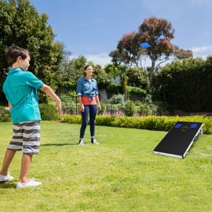 Spelbord Klassieke Premium Middel Gat Spel Geschikt voor Meerdere Spelers & Vol van Geluk Wordt Geleverd met 8 Zandzakken (Rood & Blauw)