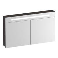 Brauer Promise Spiegelkast - 120 cm - met Verlichting - 2 Spiegeldeuren - Timber Anthracite