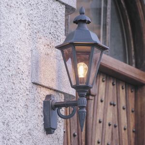 Konstsmide 481-750 wandverlichting Geschikt voor buitengebruik Zwart