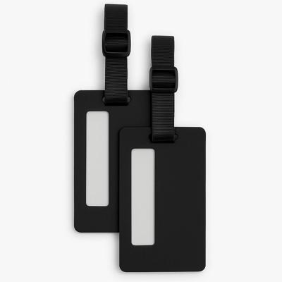 4-Travel twee bagagelabels - Grijs