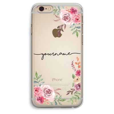 Rozen: iPhone 6 Plus / 6S Plus Transparant Hoesje