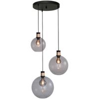 Masterlight Vide hanglampLazise 2 3-lichts goud met zwart - 2942-05-02-35-3-223