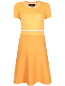 Paule Ka robe en maille à coutures contrastantes - Orange