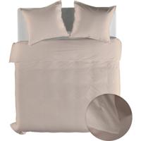 Dekbedovertrek Katoen - Lits-Jumeaux (240x220 cm) - Wit/ Taupe/ Grijs/ Roze/ Antraciet/ Beige Katoen - Dessin: Effen - Yellow Suites -