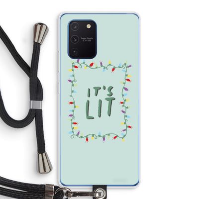 It's Lit: Samsung Galaxy Note 10 Lite Transparant Hoesje met koord