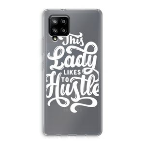 Hustle Lady: Samsung Galaxy A42 5G Transparant Hoesje