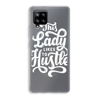Hustle Lady: Samsung Galaxy A42 5G Transparant Hoesje
