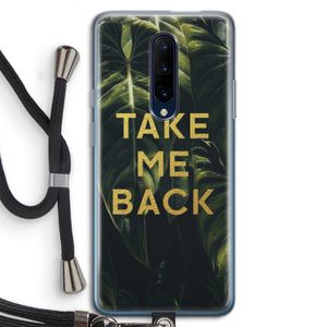 Take me back: OnePlus 7 Pro Transparant Hoesje met koord