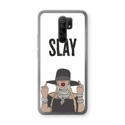 Slay All Day: Xiaomi Redmi 9 Transparant Hoesje