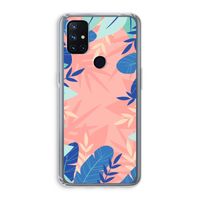 Tropisch: OnePlus Nord N10 5G Transparant Hoesje