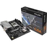 Sapphire 52118-03-40G Moederbord Socket AMD AM5 Vormfactor Micro-ATX Moederbord chipset AMD® A620A