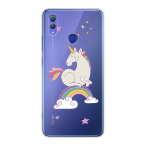 Regenboog eenhoorn: Honor Note 10 Transparant Hoesje
