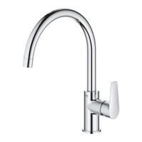 Grohe BauEdge keukenkraan met draaibare uitloop chroom - thumbnail