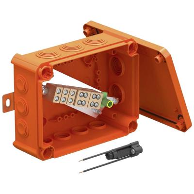 OBO Bettermann 7205754 Aftakdoos Met schroefklemmen, Halogeenvrij (l x b) 190 mm x 150 mm 1 stuk(s) OBO Bettermann 7205754 Aftakdoos Met schroefklemmen, Halogeenvrij (l x b) 190 mm x 150 mm 1 stuk(s)