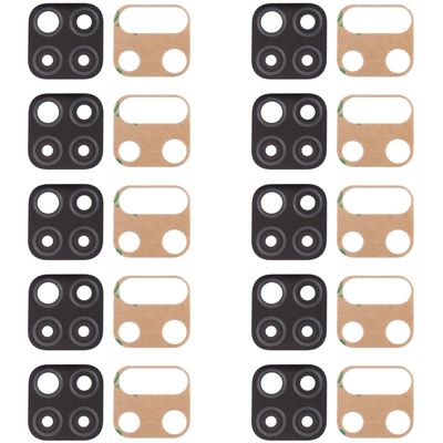 10 PCS Originele CameraLens aan de achterkant voor Huawei P40 Lite (Zwart)