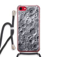 Maanlandschap: iPhone SE 2020 Transparant Hoesje met koord