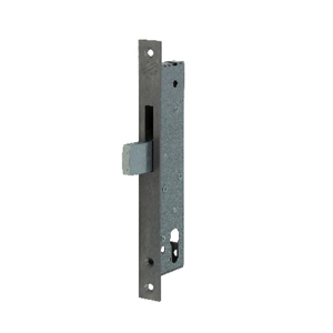 Nemef 9660 Zwenkschootslot | DM45mm | voorplaat RVS 24x245mm rechthoekig | staal verzinkte zwenkschoot | DR 1+2+3+4 - 9966507000