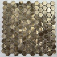 BWS Goud Mozaiek Hexagon 30X30 cm Boss & Wessing