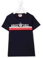 Gucci Kids t-shirt à motif d'étoiles - Bleu - thumbnail