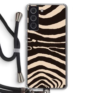 Arizona Zebra: Samsung Galaxy S21 FE Transparant Hoesje met koord