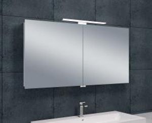 Wiesbaden Luxe spiegelkast +Led verlichting 120x60x14 cm