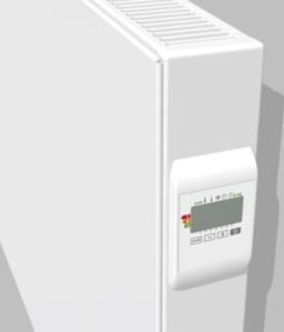 Vasco E-Panel EP-H-FL elektrische radiator 750W 60x60cm verkeerswit