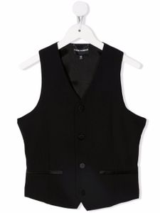 Emporio Armani Kids veston à simple boutonnage - Noir