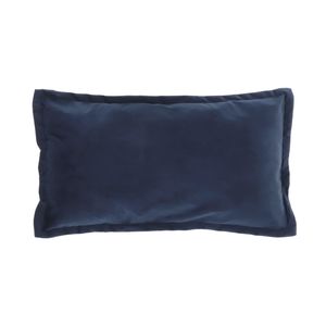Kussen basics dark blue