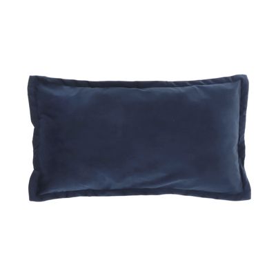Kussen basics dark blue