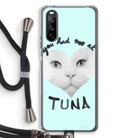 You had me at tuna: Sony Sony Xperia 10 III Transparant Hoesje met koord