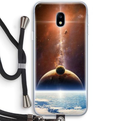 Omicron 2019: Samsung Galaxy J3 (2017) Transparant Hoesje met koord