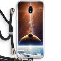 Omicron 2019: Samsung Galaxy J3 (2017) Transparant Hoesje met koord