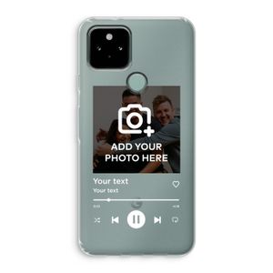 Music Player: Google Pixel 5 Transparant Hoesje