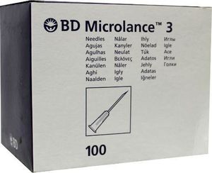 Becton Injectienaald B/D microlance 0.45 x 13mm (100 st)