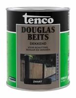 Douglas beits dekkend zwart 1l verf/beits - tenco