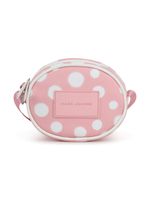 Marc Jacobs Kids sac en cuir à bandoulière à pois - Rose - thumbnail