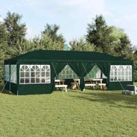 Partytent met 12 Groene Zijkanten 8x4 m PE