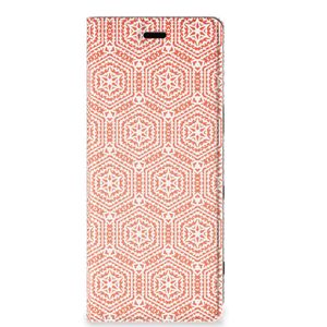 Sony Xperia 5 Hoesje met Magneet Pattern Orange