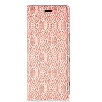 Sony Xperia 5 Hoesje met Magneet Pattern Orange