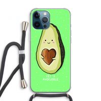 Avocuddle: iPhone 12 Pro Transparant Hoesje met koord