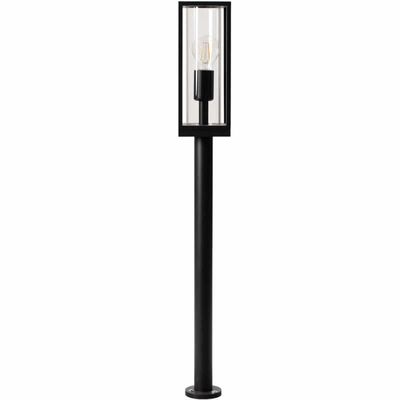Moderne staande lamp 80cm hoog zwart Hudson IP44 E27 fitting maak zelf je keuze welke lichtbron