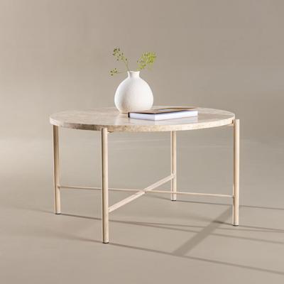 Nohr Ronde Salontafel 'Arnita' Mactan steen, 70cm
