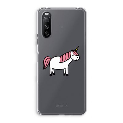 Eenhoorn: Sony Xperia 10 III Transparant Hoesje