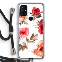 Roosjes: OnePlus Nord N10 5G Transparant Hoesje met koord