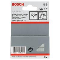Bosch Professional Niet met platte draad 6mm type 57 VE=1000 - 2609200229 Bosch Professional Niet met platte draad 6mm type 57 VE=1000 - 2609200229