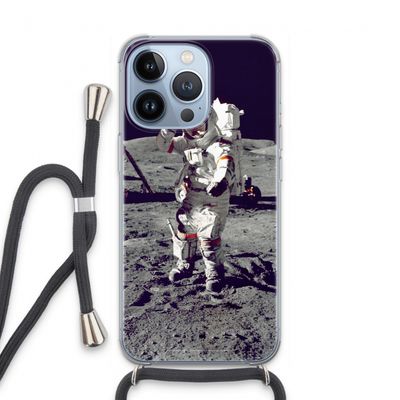 Spaceman: iPhone 13 Pro Transparant Hoesje met koord
