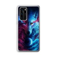 Where Light And Dark Meet: Huawei P40 Transparant Hoesje