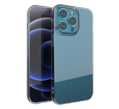 Casecentive Silicone case iPhone 13 Pro transparant
